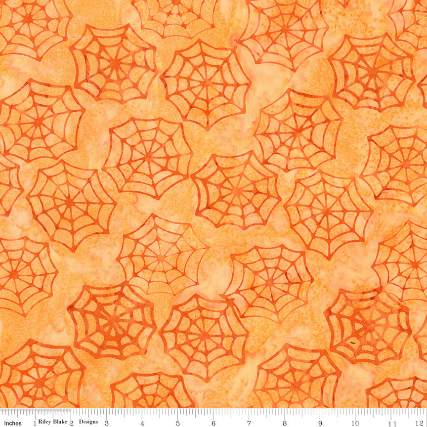 Expressions Batiks Fright This Way Webs Apricot