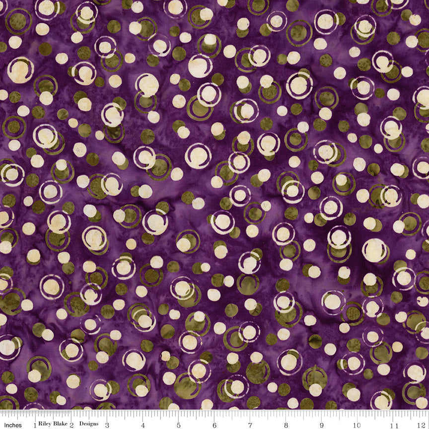 Expressions Batiks Fright This Way Bubbles Vineyard