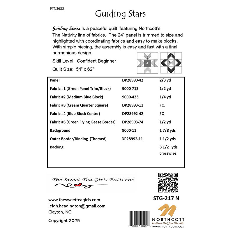 Guiding Stars Quilt Pattern by The Sweet Tea Girls Patterns