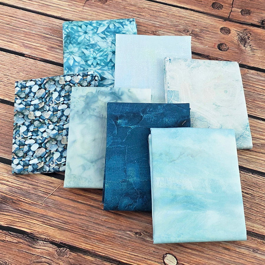 Barton Springs– FWFS Exclusive 7 Piece Fat Quarter Bundle