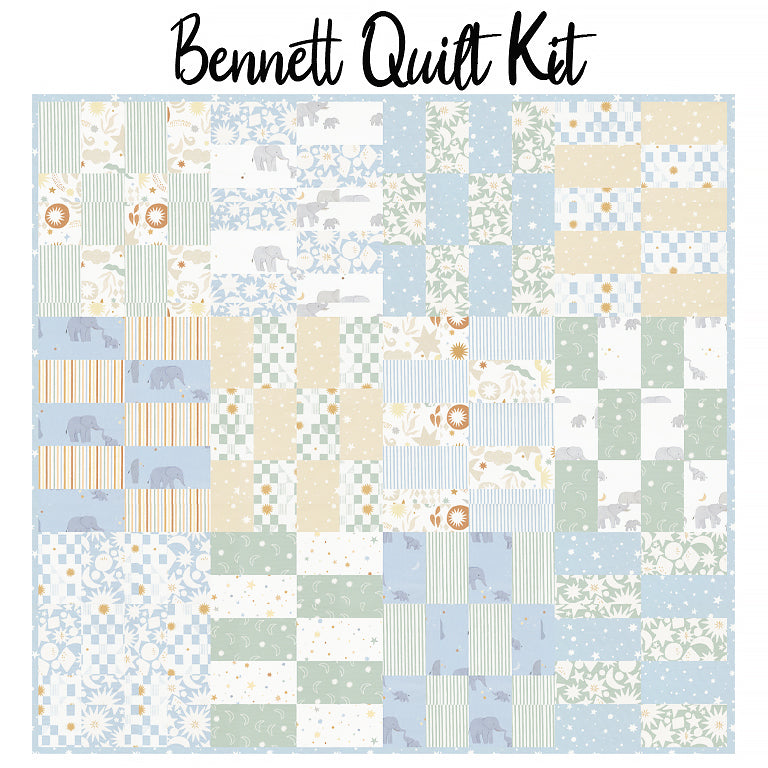 Bennett Quilt Kit with To The Moon & Back from Moda