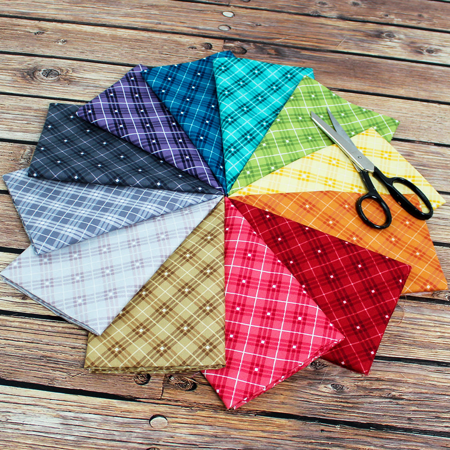 Bias Plaid Basics Fat Quarter Bundle