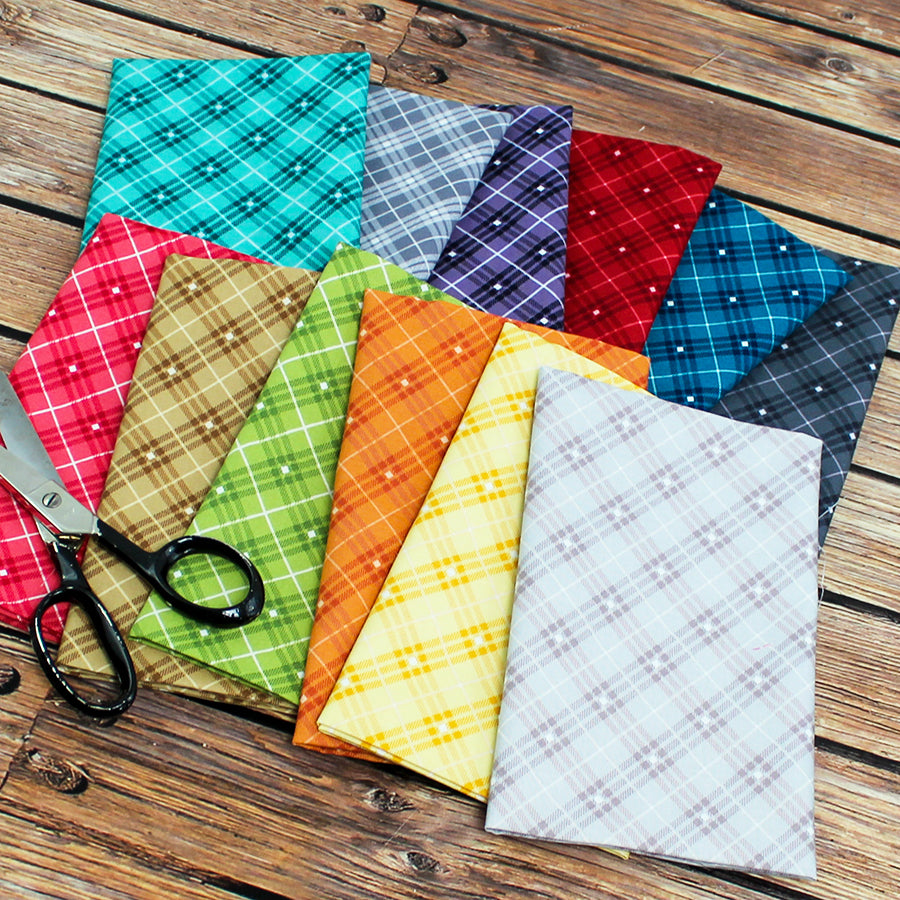 Bias Plaid Basics Fat Quarter Bundle