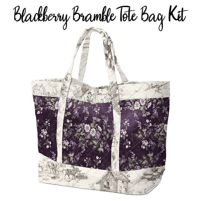 Blackberry Bramble Tote Bag Kit from Wilmington