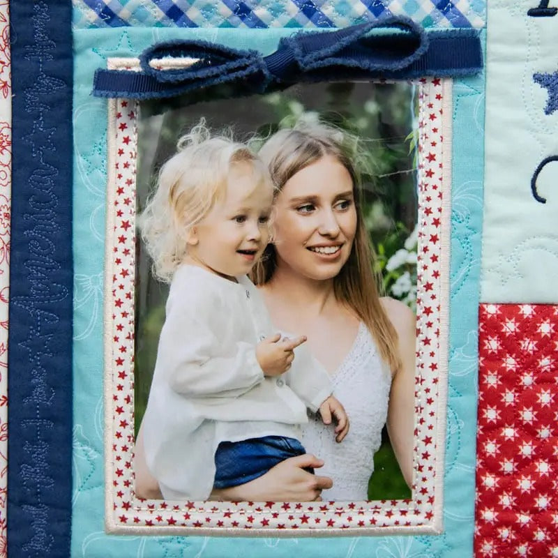 Star-Spangled Beauty Boxed Ladder Quilt Kit by Kimberbell for Maywood Studio