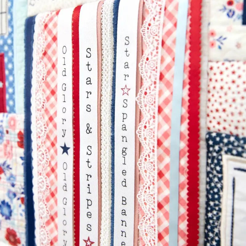 Star-Spangled Beauty Boxed Ladder Quilt Kit by Kimberbell for Maywood Studio