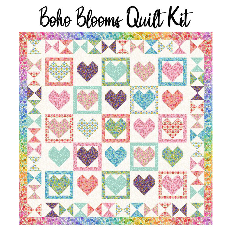 Boho Blooms Quilt Kit from Lewis & Irene