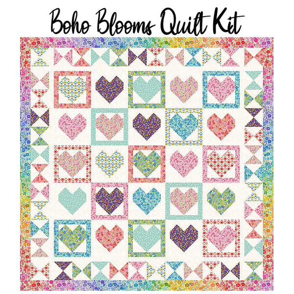 Boho Blooms Quilt Kit from Lewis & Irene