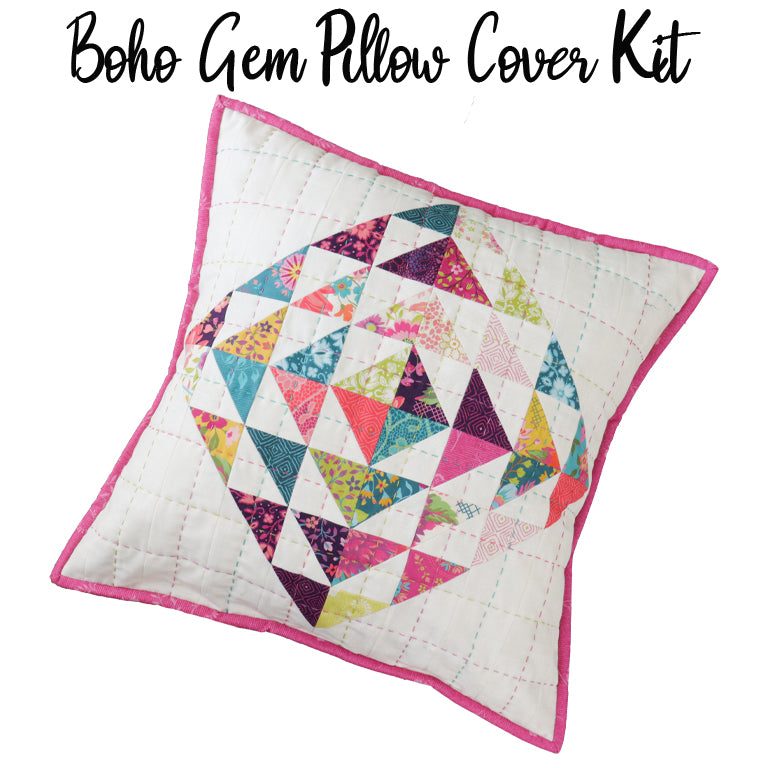 Boho Gem Pillow Cover Kit with Parlor from Moda
