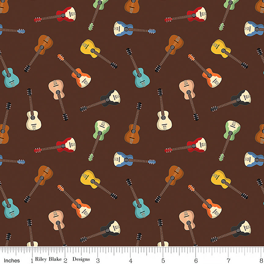 Cowboys Guitars Brown