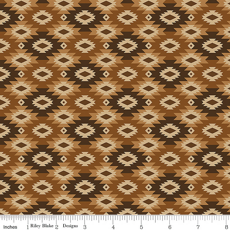 Pine Grove Geometric Brown