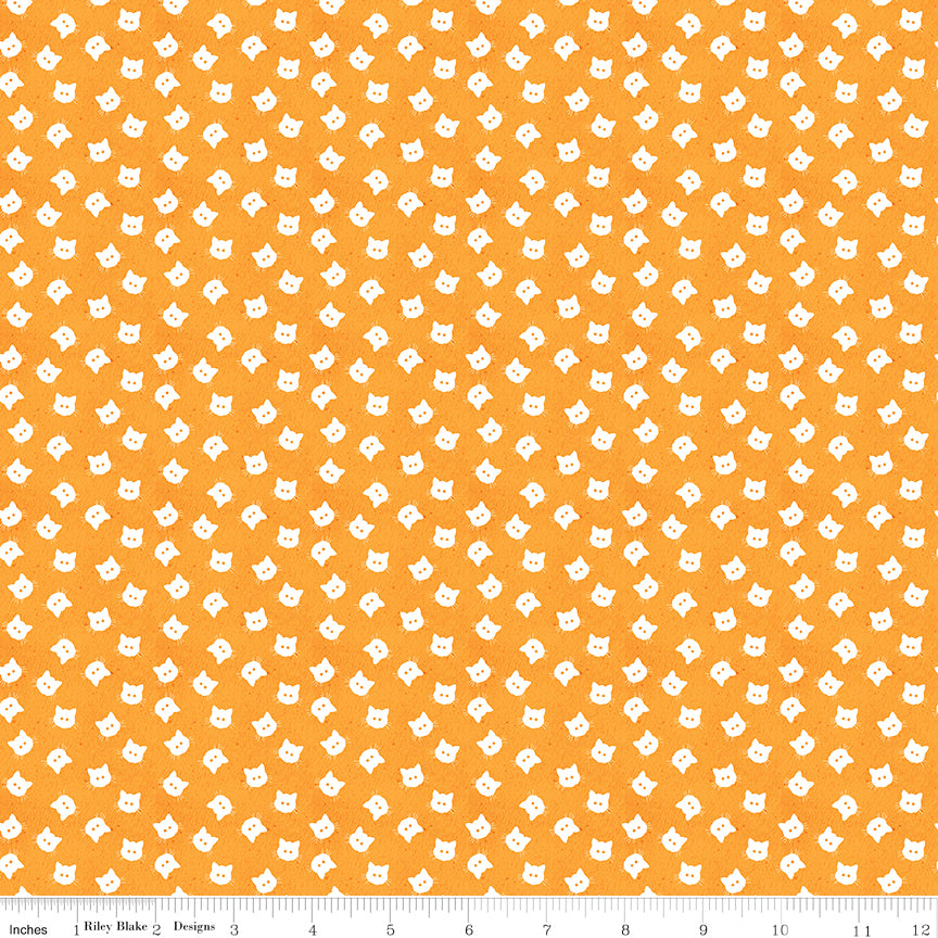 Costume Maker's Act II Scaredy Cat Buttons Orange