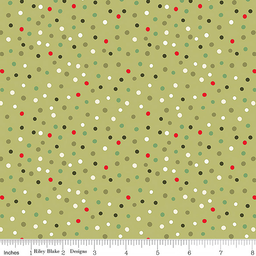 Glisten Dots Olive