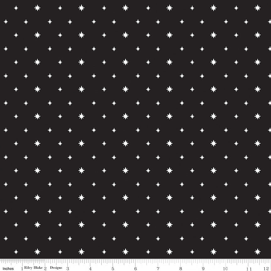 Charming Christmas Stars Black