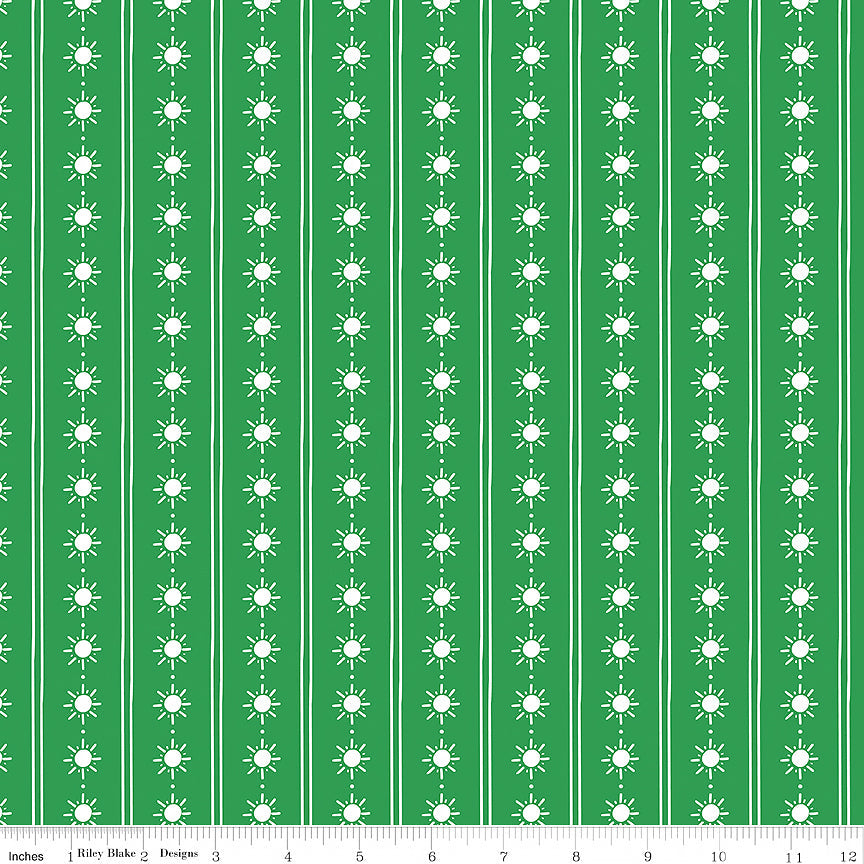 Two by Two Happy Rays Green