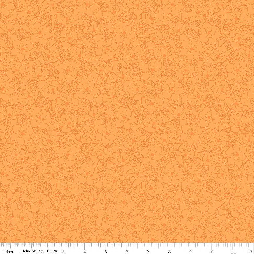 Southern Charm Magnolia Tonal Orange