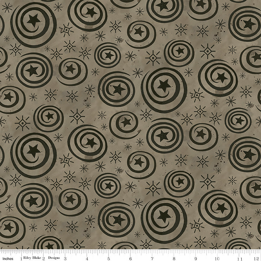 Spooky Halloween Stars & Swirls Tombstone