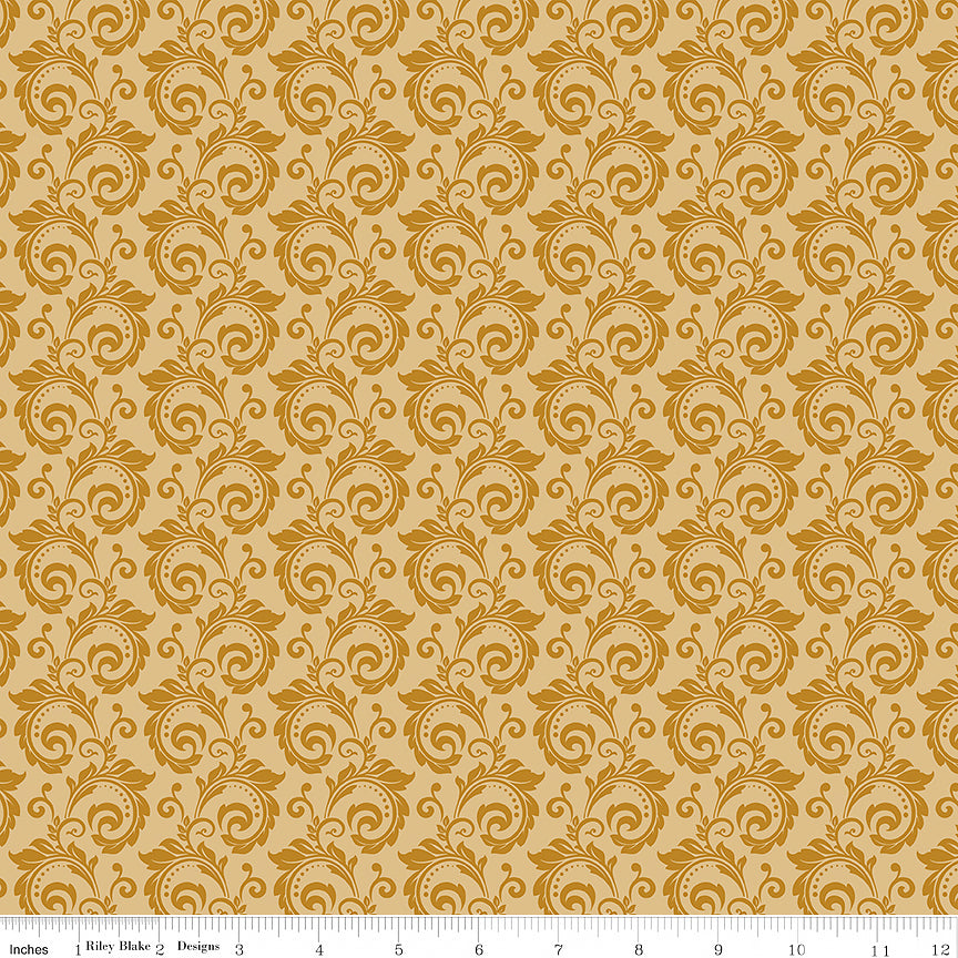 Christmas Greetings Scroll Gold