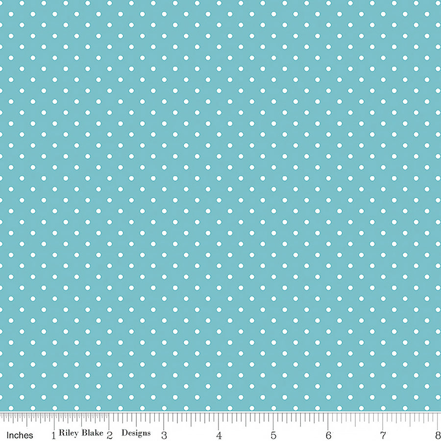 Swiss Dot White On Cottage