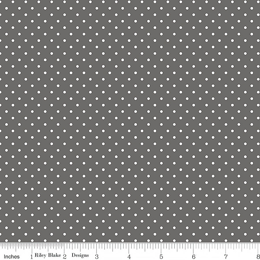 Swiss Dot White On Shadow