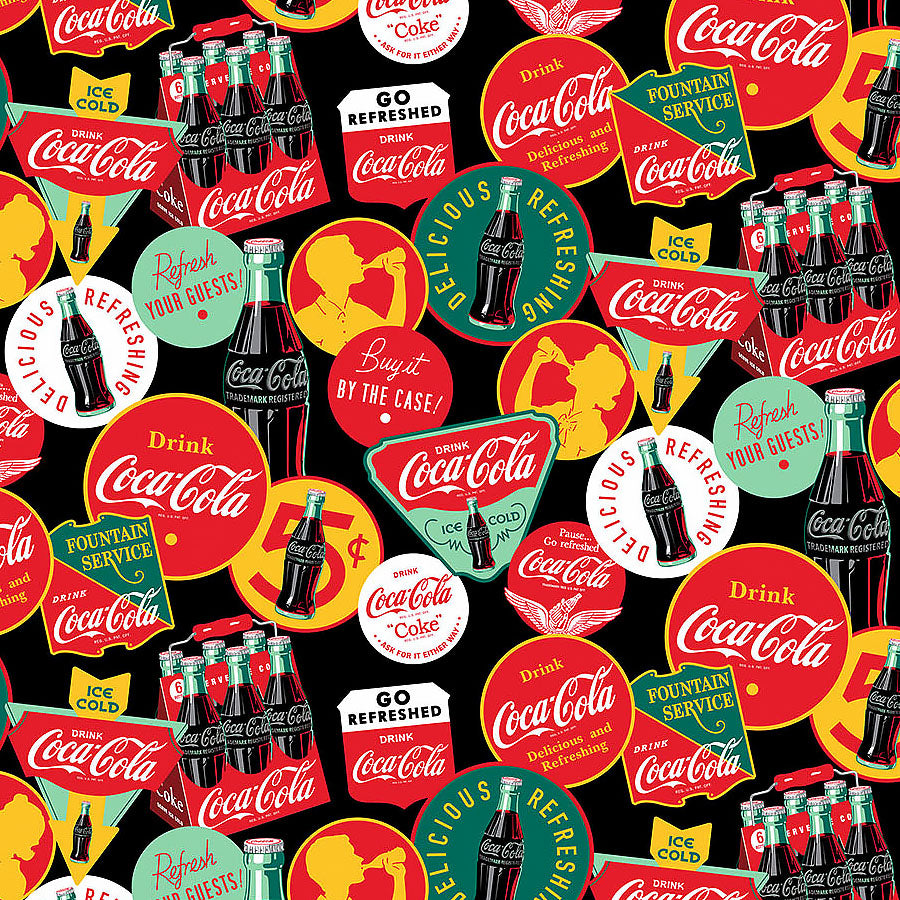 Coca-Cola Logos Black