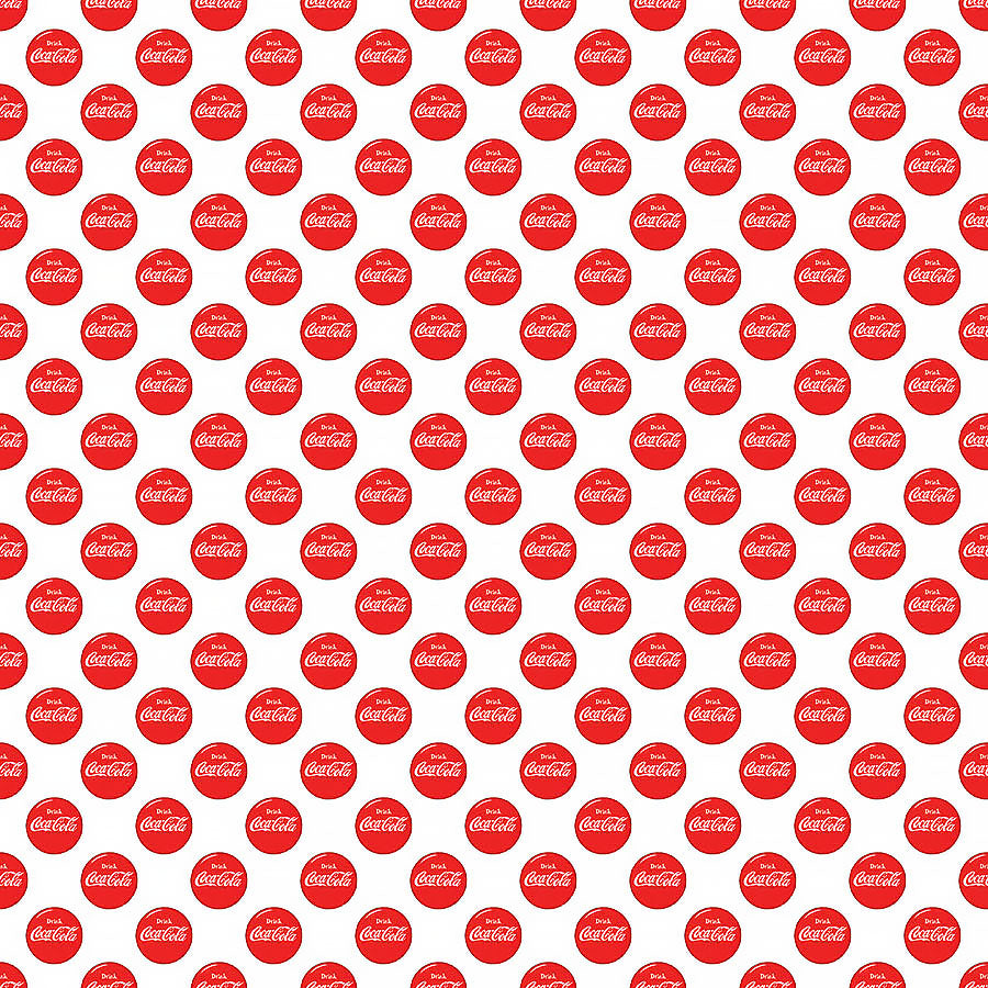Coca-Cola Christmas Dot White/Red