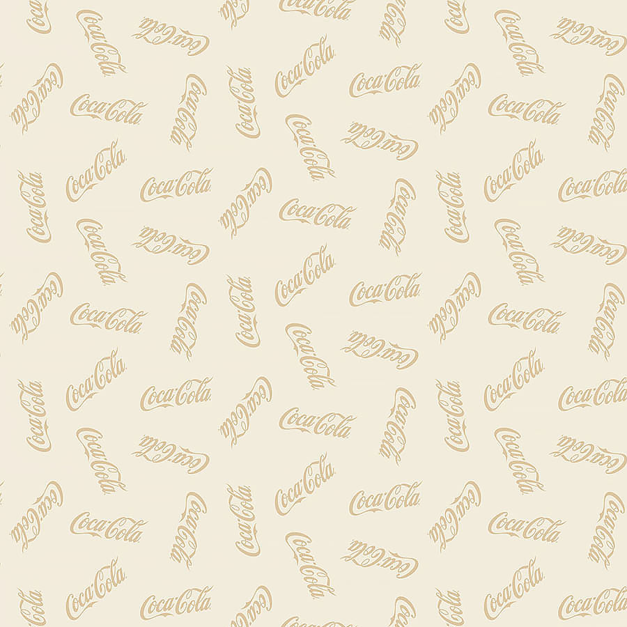 Coca-Cola Christmas Logo Toss Taupe