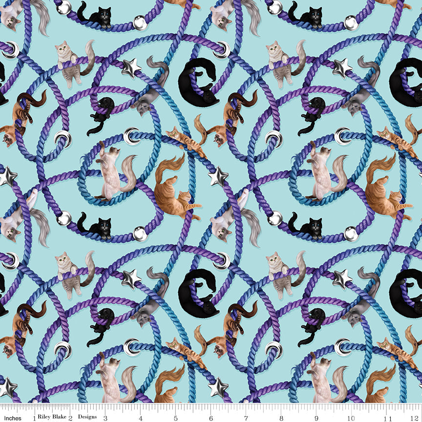 Celtic Cats Main Aqua