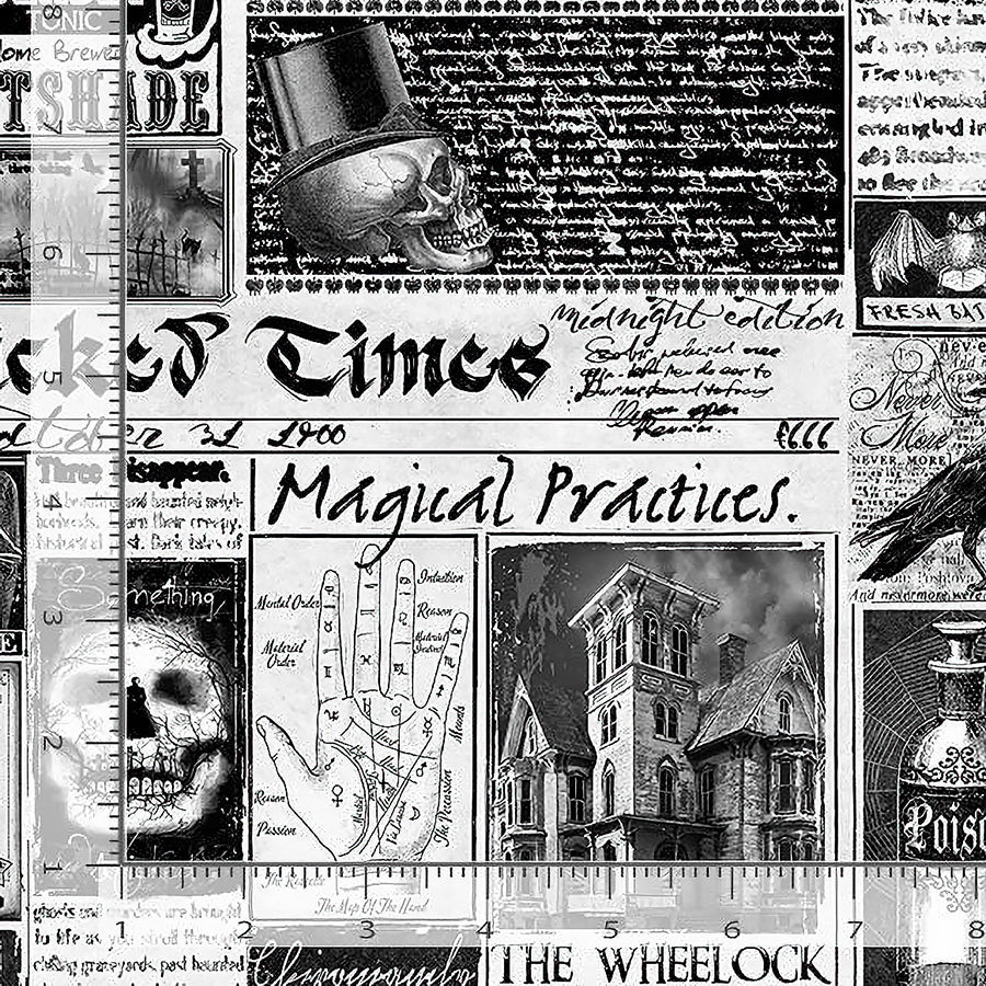 Wicked Willow Time Newspaper White