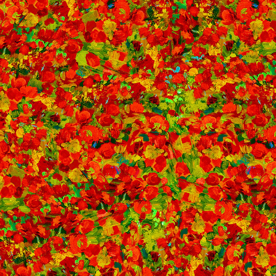 Poppy Dreams Tiny Poppy Floral Multi