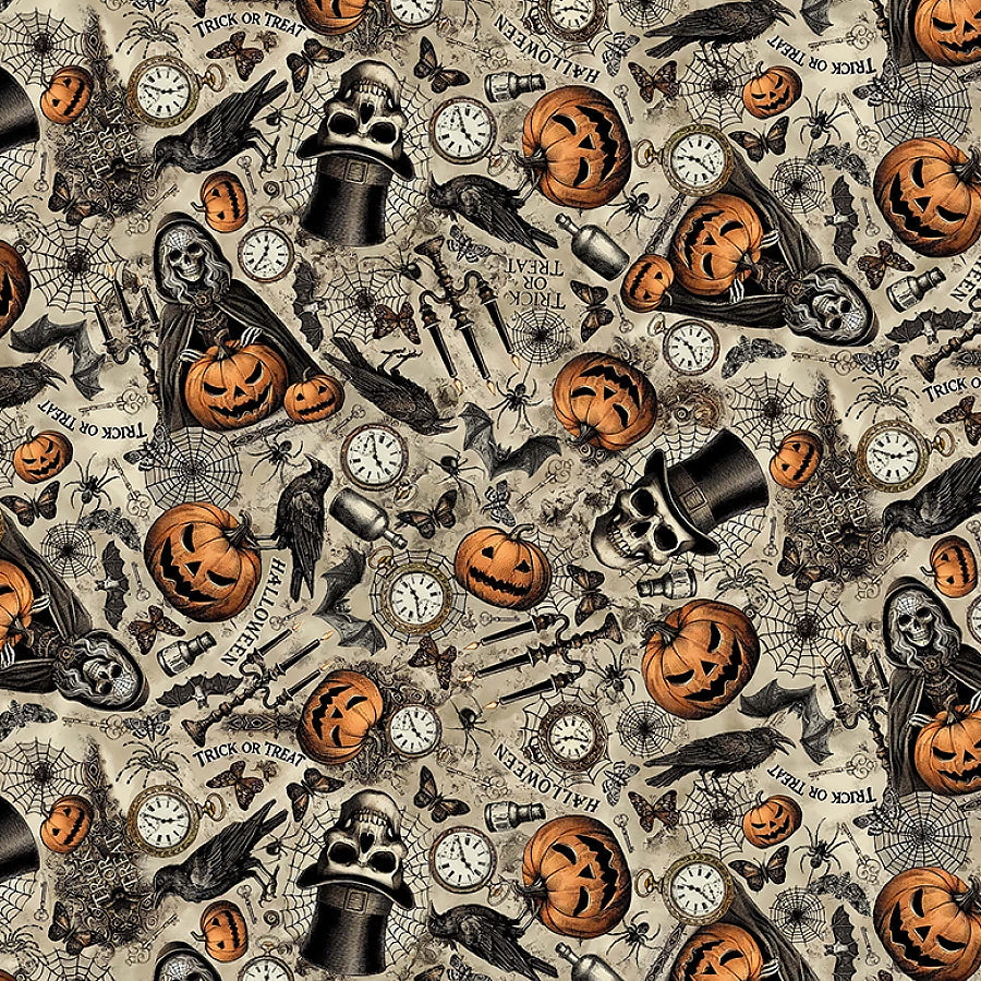 Wicked Willow Halloween Icons Taupe