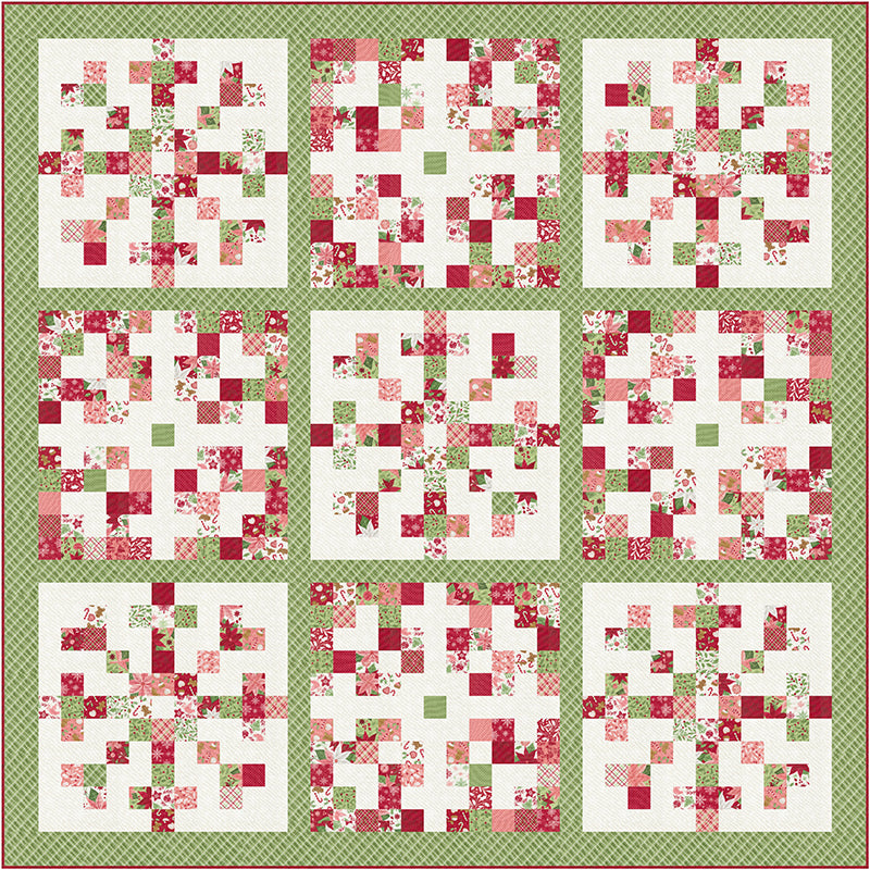 In a Flurry Quilt Pattern by Copper Kettle Quilts
