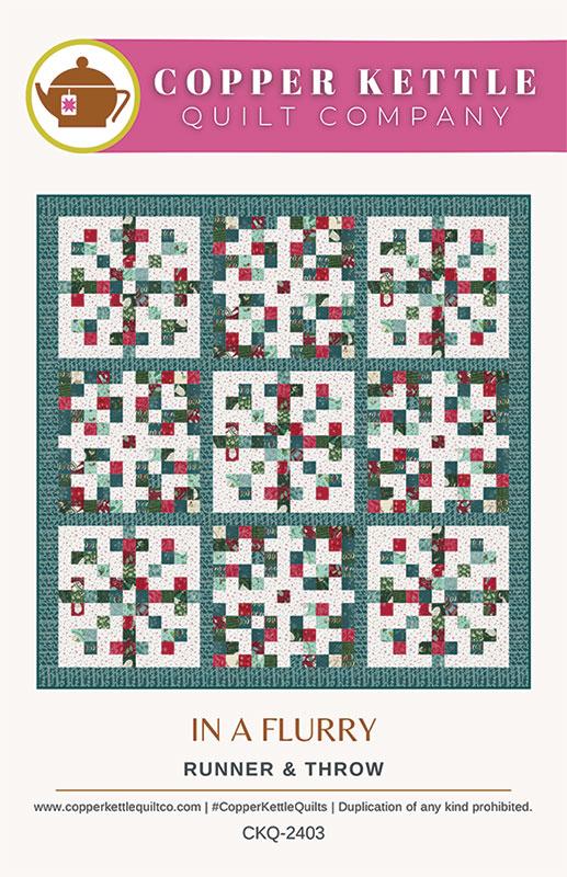 In a Flurry Quilt Pattern by Copper Kettle Quilts