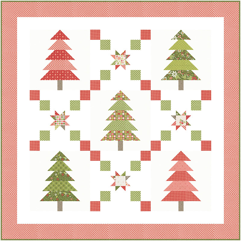 Regal Christmas Quilt Pattern by Chelsi Stratton Designs
