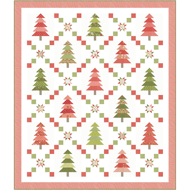 Regal Christmas Quilt Pattern by Chelsi Stratton Designs