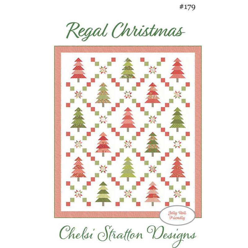 Regal Christmas Quilt Pattern by Chelsi Stratton Designs