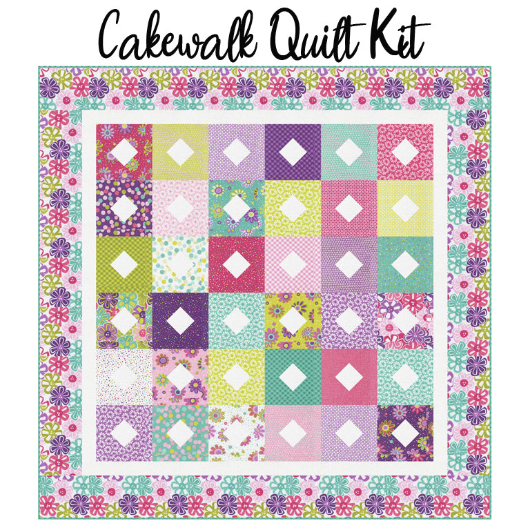 Cakewalk Quilt Kit with Pick Me! from Moda