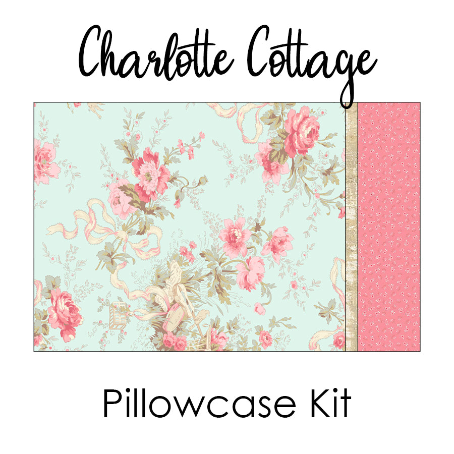 Charlotte Cottage Pillowcase Kit from Clothworks