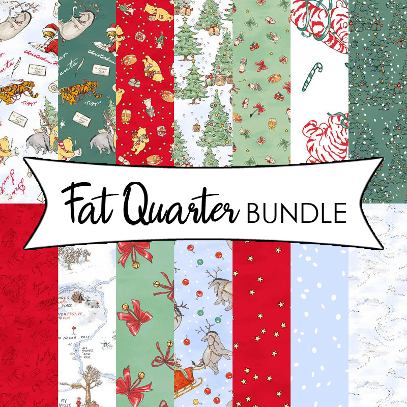 Christmas at Pooh Fat Quarter Bundle