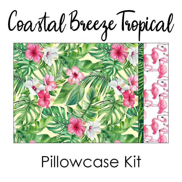 Coastal Breeze Tropical Pillowcase Kit from Northcott