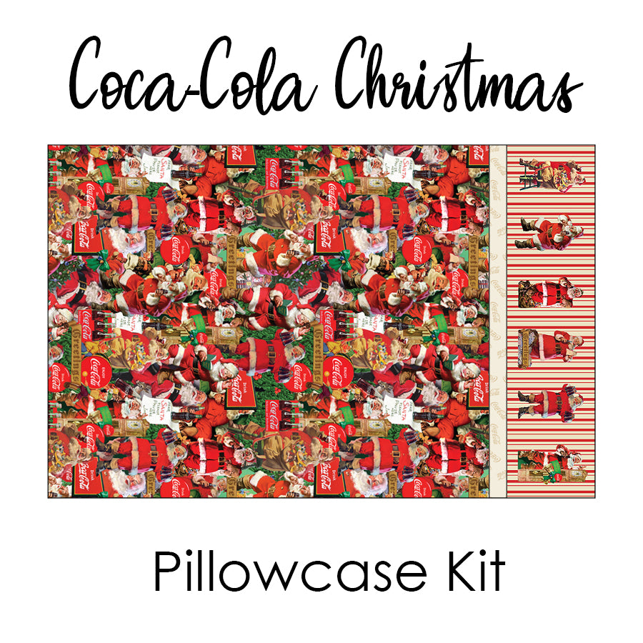 Coca-Cola Christmas Pillowcase Kit from Northcott