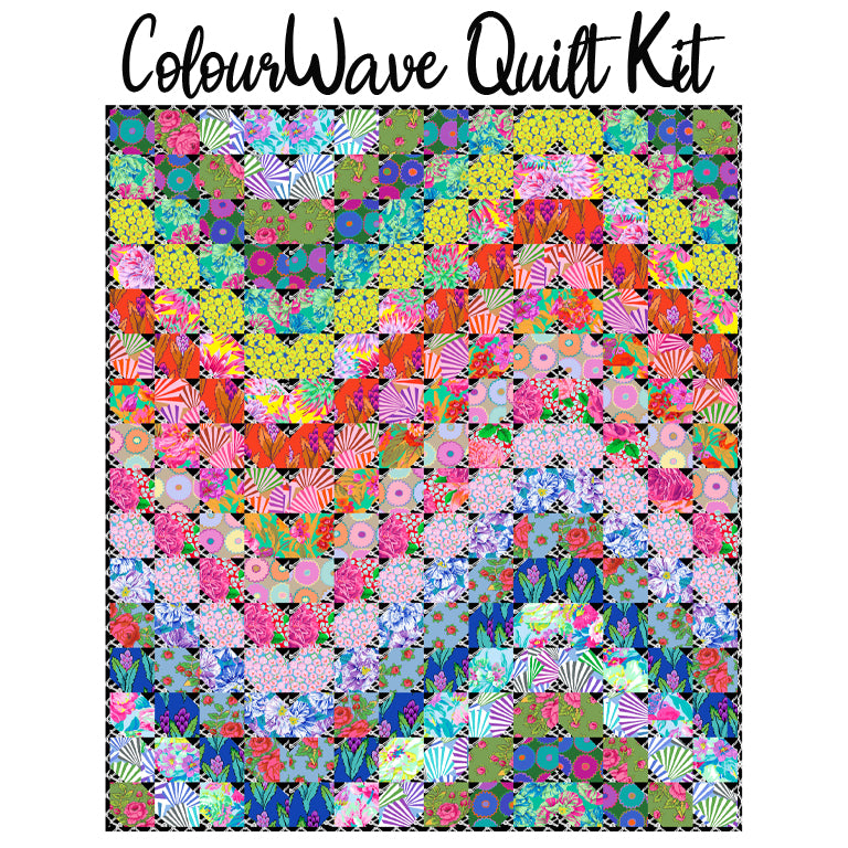 ColourWave Quilt Kit with Kaffe Fassett Collective Spring 2026 from Free Spirit