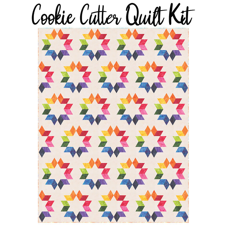 Cookie Cutter Quilt Kit with Echo Batiks from Moda
