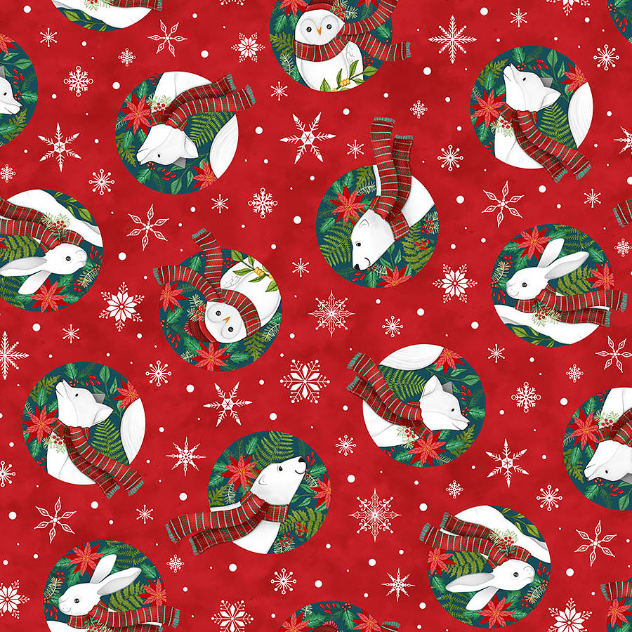Woodland Wishes Small Globes Red/Multi