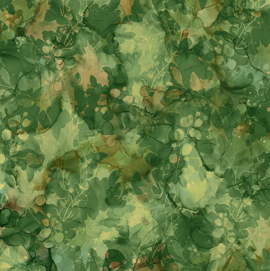 Autumn Breeze Falling Leaves Green