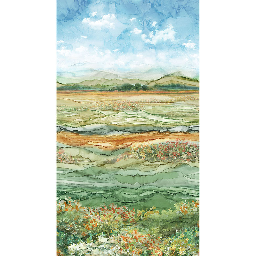 The Great Outdoors Meadow Ombre Green Multi