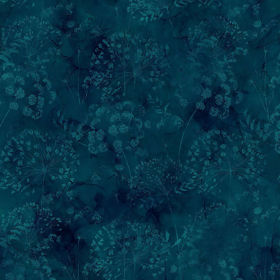 Whisper Floral Texture Blue