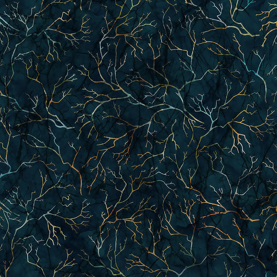 Raven's Call Branch Texture Black Multi