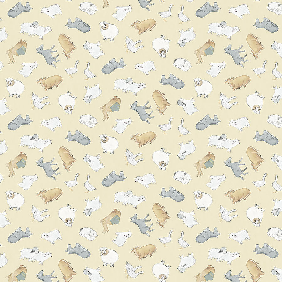 The Nativity Tossed Animals Sand Multi