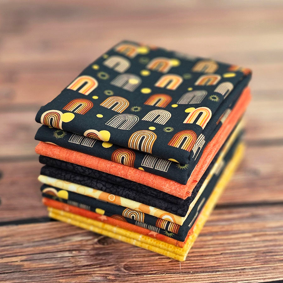 Dark Side of the Rainbow – FWFS Exclusive 7 Piece Fat Quarter Bundle